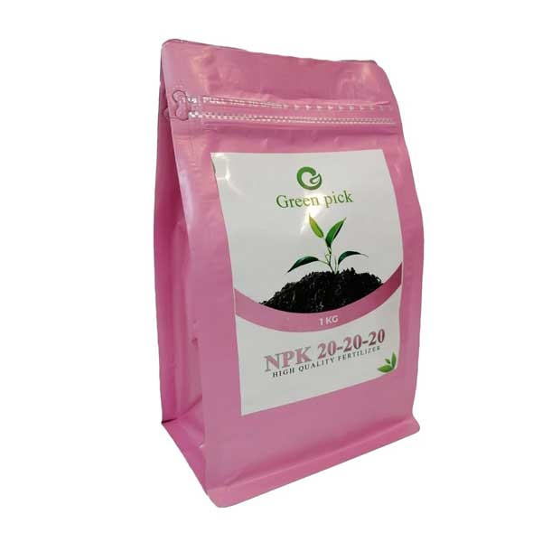 خرید اینترنتی کود سه بیست گرین پیک مدل NPK 20-20-20 وزن یک کیلوگرم اگروهاب - بازار آنلاین نهاده‌ها، بذر، کود و تجهیزات کشاورزی